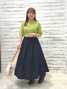 「SHOO・LA・RUE（シューラルー）のアイテム」を使った、ゆっきーさん（レディース・157cm）の春コーディネート