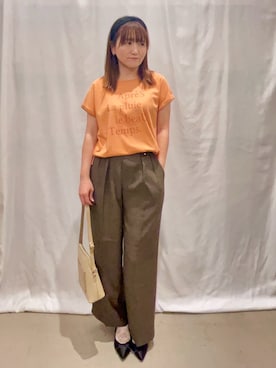 ゆっきーさん（骨格ウェーブ・レディース・157cm・40代）の夏コーディネート