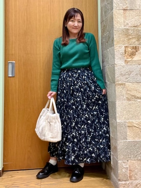 ゆっきーさん（骨格ウェーブ・レディース・157cm）の秋コーディネート