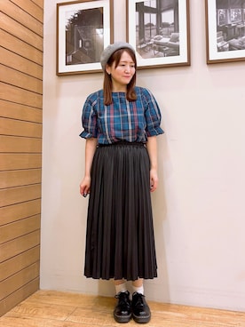 ゆっきーさん（骨格ウェーブ・レディース・157cm・40代）の秋コーディネート