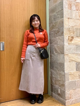 ゆっきーさん（骨格ウェーブ・レディース・157cm）の秋コーディネート