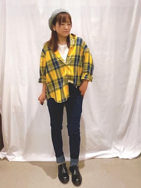 ゆっきーさん（骨格ウェーブ・レディース・157cm・40代）の秋コーディネート