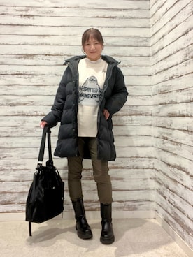 「ニット/セーター」｜ゆっきーさん（レディース・157cm）の冬コーディネート