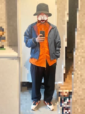 「WOOLRICH（ウールリッチ）のアイテム」を使った、horuazonvrさん（メンズ・166cm）の春コーディネート