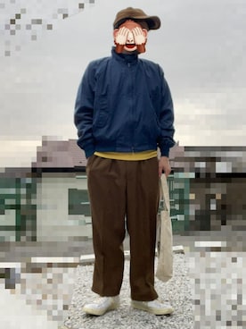 「WOOLRICH（ウールリッチ）のアイテム」を使った、horuazonvrさん（メンズ・166cm）の冬コーディネート