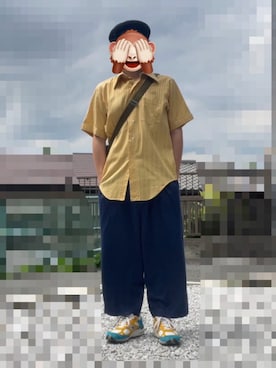 「アイテム（スニーカー、その他）」を使った、horuazonvrさん（メンズ・166cm）の秋コーディネート
