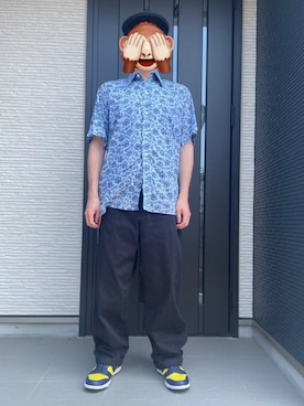 「KANGOL（カンゴール）のアイテム」を使った、horuazonvrさん（メンズ・166cm）の夏コーディネート