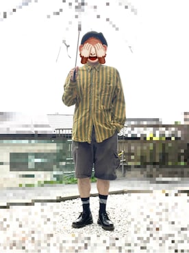 「newhattan（ニューハッタン）のアイテム（ハット）」を使った、horuazonvrさん（メンズ・166cm）の秋コーディネート
