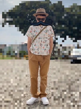 「no brand（ノーブランド）のアイテム」を使った、horuazonvrさん（メンズ・166cm）の秋コーディネート