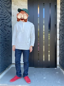 「アイテム（その他トップス）」を使った、horuazonvrさん（メンズ・166cm）の秋コーディネート