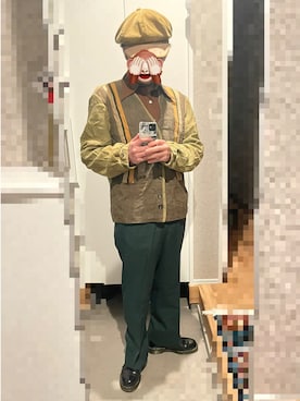 「CA4LA（カシラ）のアイテム」を使った、horuazonvrさん（メンズ・166cm）の春コーディネート