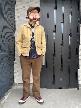 「アイテム（その他アウター）」を使った、horuazonvrさん（メンズ・166cm）の秋コーディネート