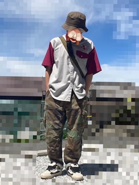 「no brand（ノーブランド）のアイテム（トップス）」を使った、horuazonvrさん（メンズ・166cm）の秋コーディネート
