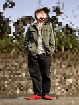 「赤い靴」｜horuazonvrさん（メンズ・166cm）の秋コーディネート