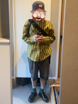 「CHROME（クローム）の［ CHROME / クローム ］KADET SLING BAG / カデット スリング バッグ 防水 9L ボディバッグ iPad収納（ボディバッグ/ウエストポーチ、ブラック系）」を使った、horuazonvrさん（メンズ・166cm）の春コーディネート