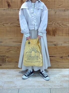 tomoさん（レディース・152cm）の春コーディネート