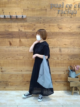「シルケット」｜tomoさん（レディース・152cm）の夏コーディネート