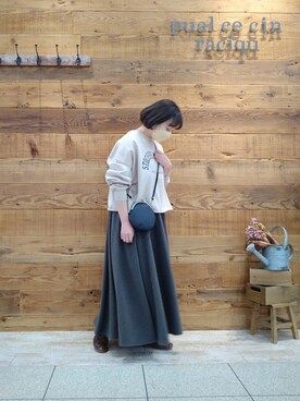 「がま口」｜tomoさん（レディース・152cm）の秋コーディネート