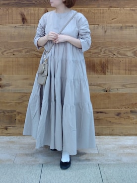 「PUAL CE CIN（ピュアルセシン）のアイテム（ワンピース/ドレス）」を使った、tomoさん（レディース・152cm）の秋コーディネート