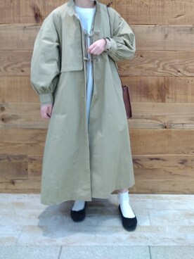 「PUAL CE CIN（ピュアルセシン）のアイテム（その他アウター）」を使った、tomoさん（レディース・152cm）の冬コーディネート