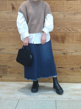 tomoさん（レディース・152cm）の冬コーディネート