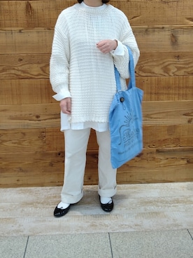 「シアタープロダクツ(THEATRE PRODUCTS)」｜「アイテム（バレエシューズ）」を使った、tomoさん（レディース・152cm）の春コーディネート