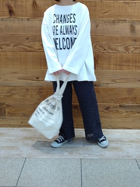 tomoさん（レディース・152cm）の春コーディネート