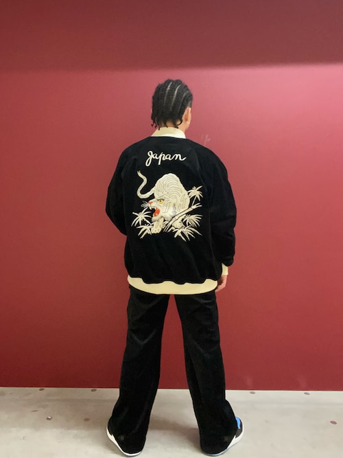 VELVETEEN SKA JACKET WHITE TIGER / ヴェルヴェティーン スカジャケット ホワイトタイガー / AVIREX / アヴィレックス