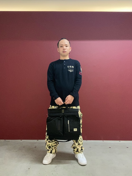 NEW FLIGHT NYLON MEDIUM HELMET BAG / ニュー フライト ナイロン ミディアム ヘルメットバッグ / AVIREX / アヴィレックス