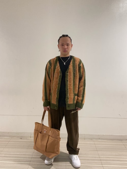 STRIPE KNIT CARDIGAN / ストライプ ニット カーディガン / AVIREX / アヴィレックス