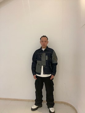 「AVIREX（アヴィレックス）のアイテム（デニムジャケット）」を使った、kaiさん（メンズ・165cm）の夏コーディネート