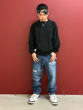 「AVIREX（アヴィレックス）のアイテム（財布/小物）」を使った、kaiさん（メンズ・165cm）の秋コーディネート