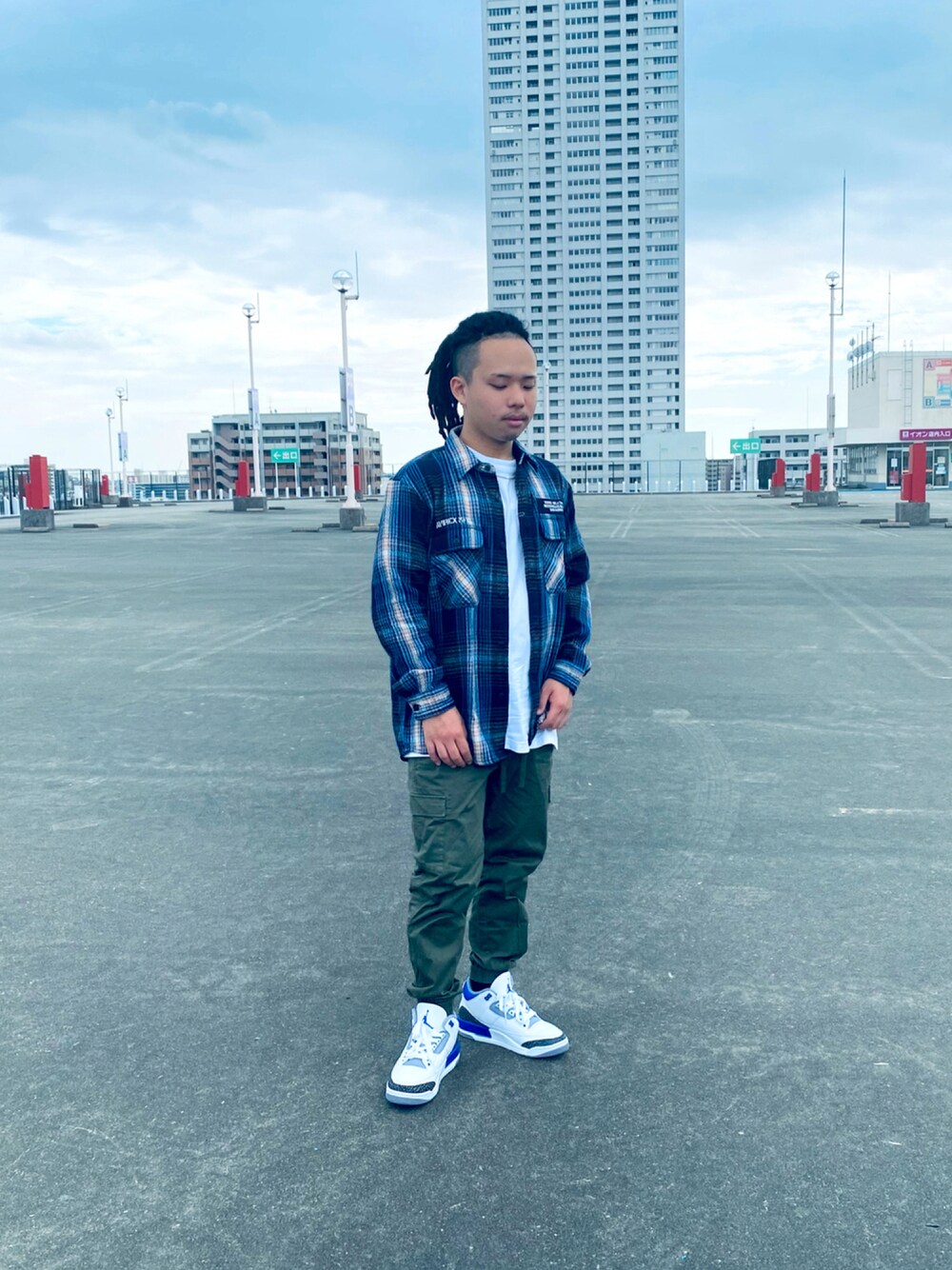 kaiさんの「チェックシャツ ハリケーン ハンター/L/S CHECK SHIRT HURRICANE HUNTER/アヴィレックス/AVIREX（AVIREX）」を使ったコーディネート