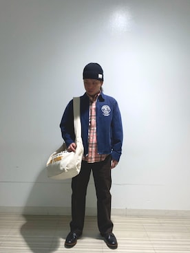 「AVIREX（アヴィレックス）のアイテム（ジャケット/アウター）」を使った、kaiさん（メンズ・165cm）の冬コーディネート