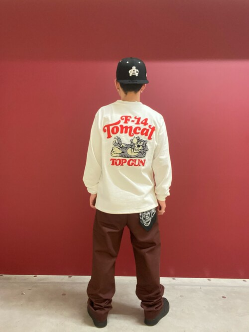《直営店限定》SAGARA TOM CAT L/S T-SHIRT / サガラ トムキャット 長袖 Ｔシャツ / AVIREX / アヴィレックス