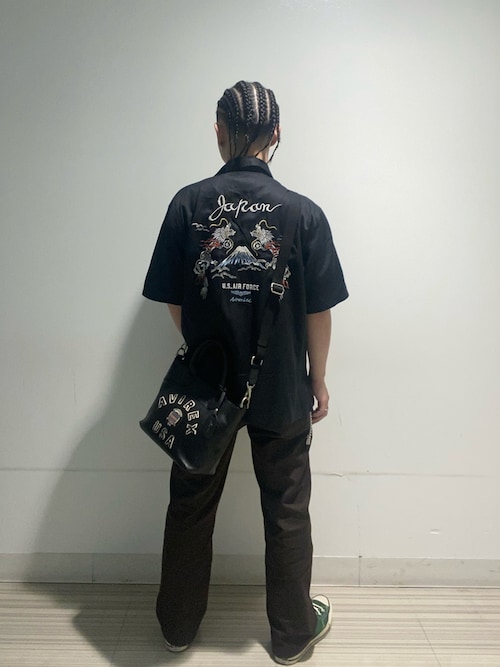 DOUBLE DRAGON SOUVENIR SHIRT / ダブルドラゴン スーベニア 半袖シャツ / AVIREX / アヴィレックス