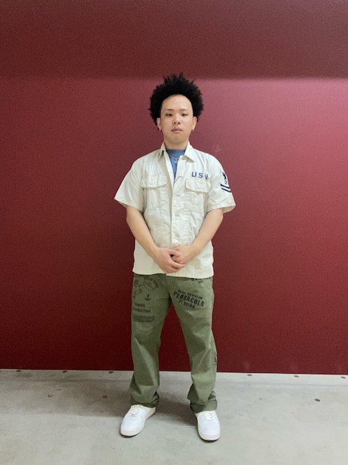 NAVAL FATIGUE SHIRT / ネイバル ファティーグ シャツ / AVIREX / アヴィレックス