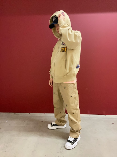 LONG SLEEVE FADE MIAMI PATCH PARKA / 長袖 フェード マイアミ パッチ パーカー / AVIREX / アヴィレックス