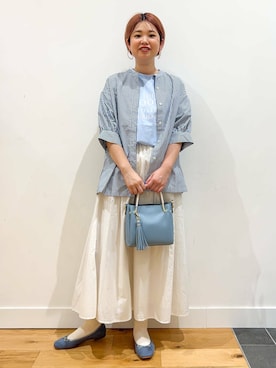 「アイテム（イヤリング）」を使った、hara_chanさん（レディース・156cm）の夏コーディネート