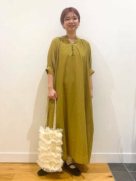 「アイテム（バレエシューズ）」を使った、hara_chanさん（レディース・156cm）の夏コーディネート