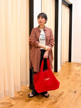 「かぐれ（カグレ）のアイテム」を使った、hara_styleさん（レディース・156cm）の夏コーディネート