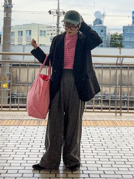 「アイテム（ジャケット/アウター）」を使った、hara_chanさん（レディース・156cm）の秋コーディネート