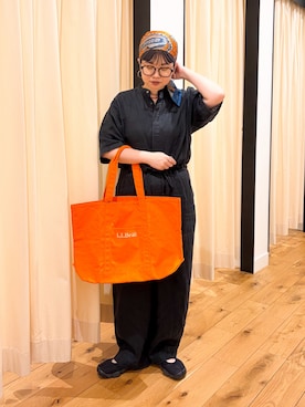 「URBAN RESEARCH DOORS（アーバンリサーチドアーズ）のFew　F10/48（メガネ、ブラウン系）」を使った、hara_styleさん（レディース・156cm）の春コーディネート