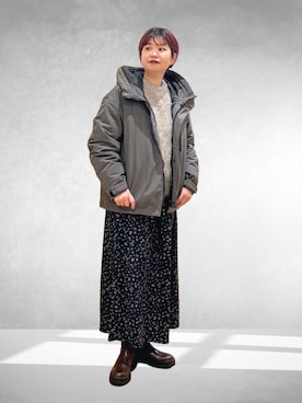 「アイテム（シューズ）」を使った、hara_chanさん（レディース・156cm）の冬コーディネート