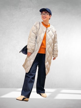 「アイテム（バッグ）」を使った、hara_chanさん（レディース・156cm）の冬コーディネート