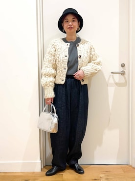 hara_chanさん（レディース・156cm）の冬コーディネート