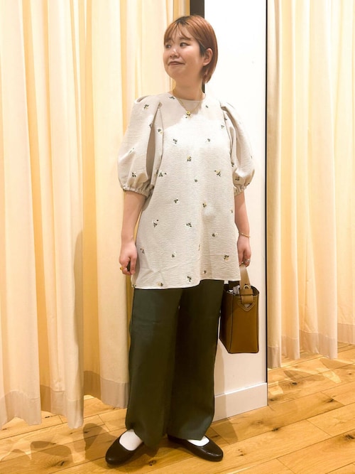 セール】パフスリーブ刺繍ブラウス（シャツ/ブラウス）｜URBAN