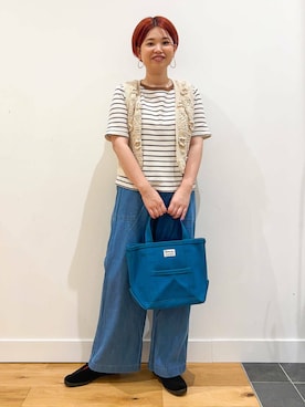 「アイテム（その他シューズ）」を使った、hara_chanさん（レディース・156cm）の夏コーディネート