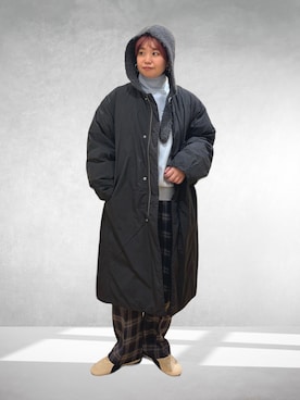 hara_chanさん（レディース・156cm）の冬コーディネート