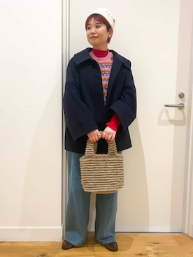 hara_chanさん（レディース・156cm）の冬コーディネート